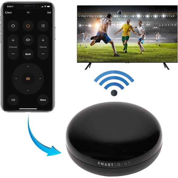 NIB-Smartpoint Smart WIFI universal remote to tie all appliances & TV's to PHONE - Picture 3 of 6